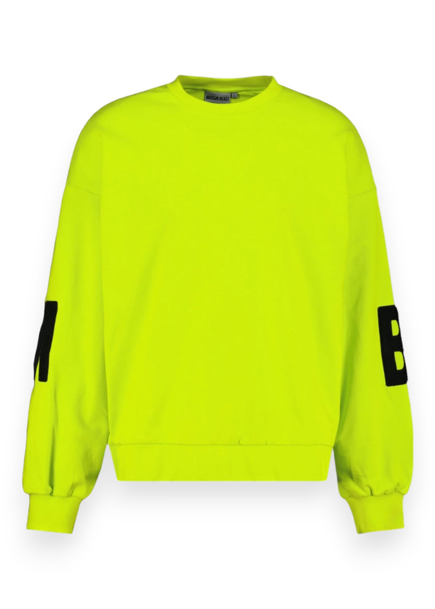 ICONIC MB CREWNECK - LIME PUNCH