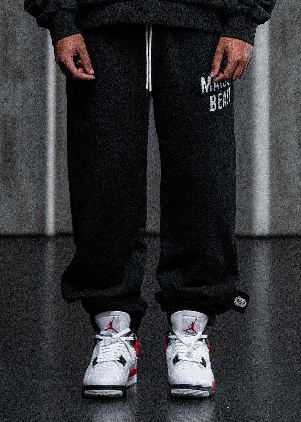 CHENILLE PATCH SWEATPANTS - MOONLESS NIGHT