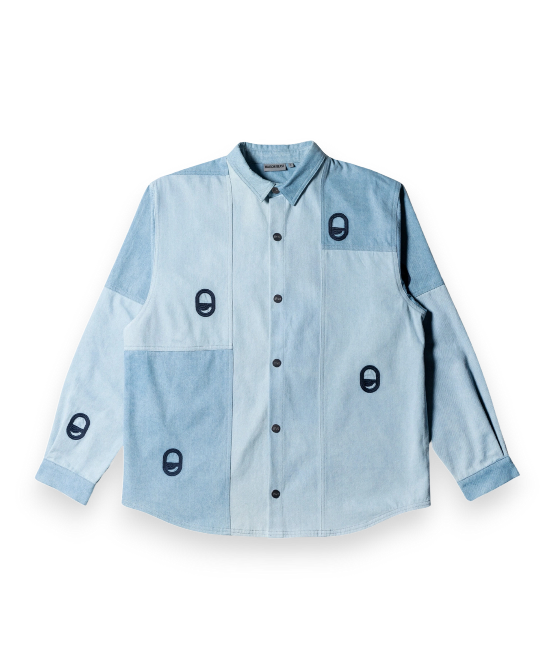 STONE-WASHED DENIM SHIRT – Maison Beast