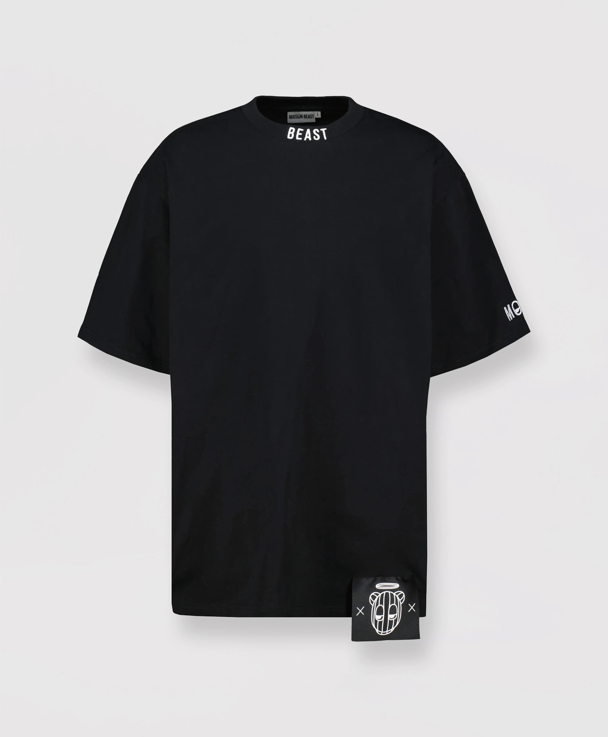 OVERSIZED 3 4 SLEEVE BEAST TEE MOONLESS NIGHT SHOP NOW Maison Beast