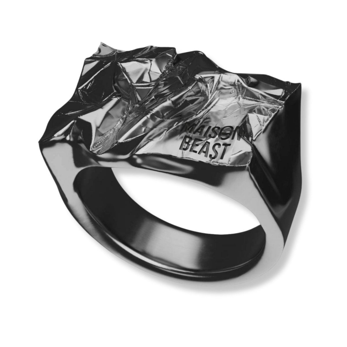 Candy Wrapper Ring (Sterling Silver) – Maison Beast