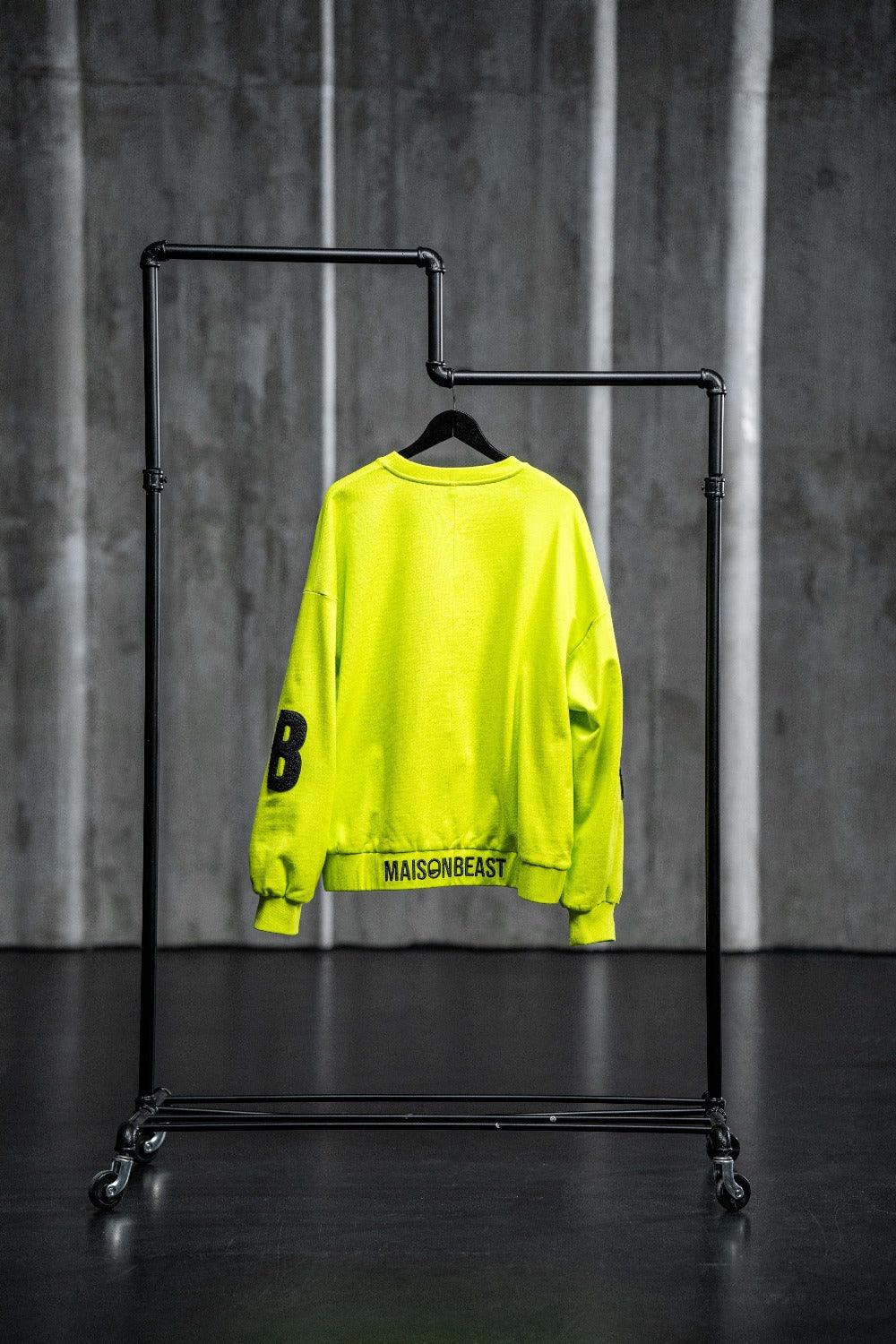 ICONIC MB CREWNECK - LIME PUNCH